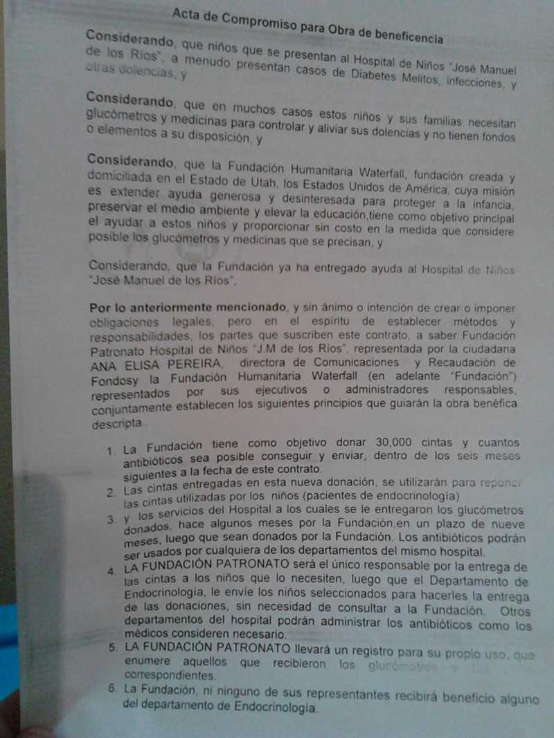 Hospital document